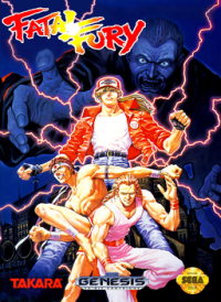 Fatal Fury JP Sega Mega Drive JP box art
